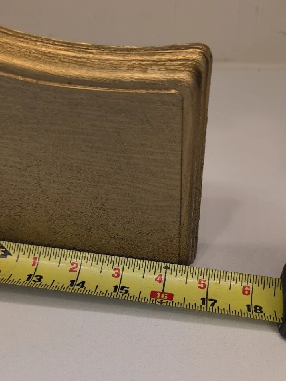 VTG Hollywood Regency Ornate Gold Resin Wall Shelf 16.5” Ledge